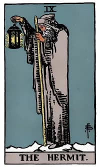 隐士 The Hermit 塔罗牌