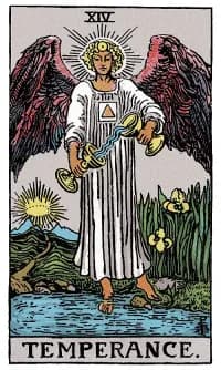 节制 Temperance 塔罗牌