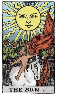 太阳 The Sun 塔罗牌