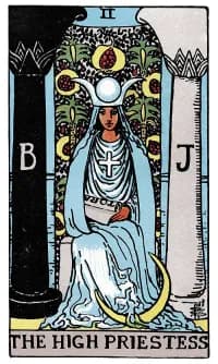 女祭司 The High Priestess 塔罗牌