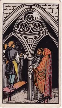 星币3 3 of Pentacles 塔罗牌
